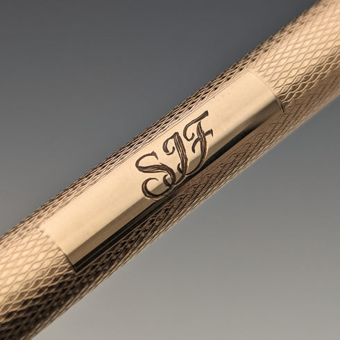 British Vintage YARD-O-RED Rolled Gold Propelled Mini Pencil YARD-O-LETTE with Jump Ring